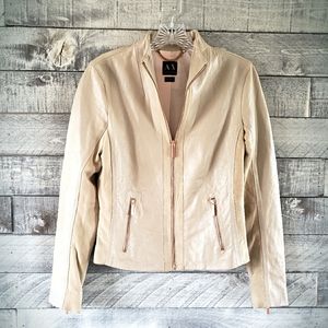 A/X Armani Exchange Lamb Leather Jacket